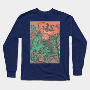 Godzilla vs King Kong Long Sleeve T-Shirt